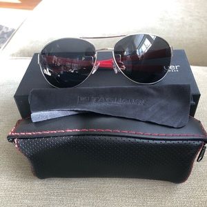 NWOT Tag Heuer Avant Garde Aviator sunglasses